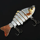 10cm / 4 "15.5g Bionic realistic Hard Multi-segments bait for sun-fish  BassB2K3