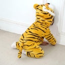 Tiger Shaped Flannel Rompers Baby Kids Long Sleeve Hoodies Jumpsuit (0-6M) A