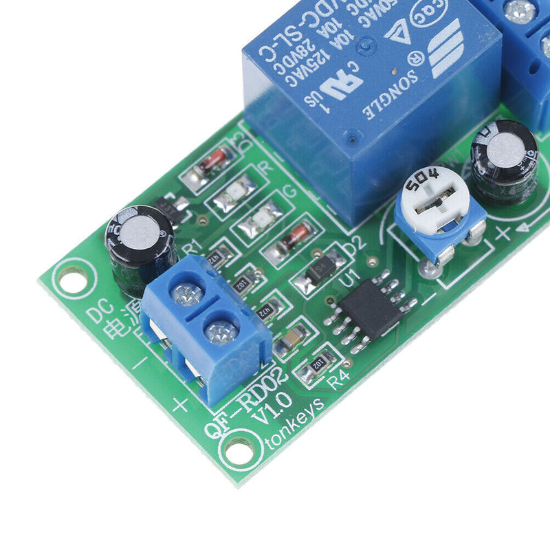 NE555 time delay relay dc 12v conduction trigger timing delay relay module O Bj