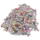 300PCs Mixed Acrylic Ball Spacer Beads 8mm( 3/8 inch) -Jewellery Making ,DI