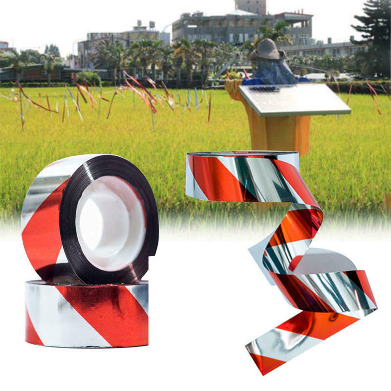 6X Bird Scare Tape Reflective Repellent Pigeons Repeller Ribbon Deterrent XBL