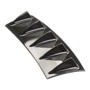 Universal Car Rear Bumper Lip Diffuser 5 Fin Shark Fin Style Car Black Bumper