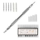 Spring Bar Tool Set With Extra 6 Tips Pins For Watch Wrist Bands Strap Remo
