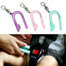 3pcs Universal Kids Safety Belt Keychain Tool Car Seat Key Safety Seat Unloc Ew