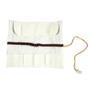 Student Stationery Canvas Roll Up Pencil Case Pen Brush Wrap Makeup Cosmeti