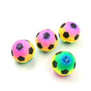 1PC Colorful Mini Football Squeeze Foam Ball Stress Relief Vent Ball Kids HIES