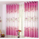 2x1m Sitting Room Balcony Cafe Butterfly Printed Gauze Shade Cloth Curtain