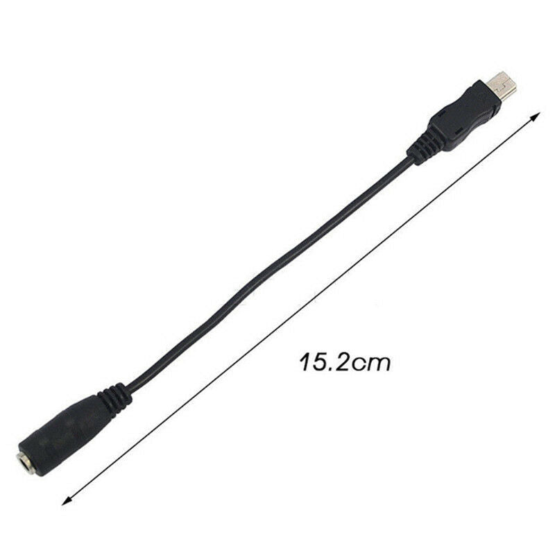 Mini USB Male to 3.5mm Jack Female Audio Cable Cord Adapter for  LJ