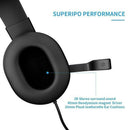 Gaming Headset Stereo Surround Headphone 3.5mm Wired w/ Mic For PS4 Xbox