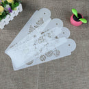 4pcs Animal Branch Shape Cake Stencils Set Cookie Fondant Cake Mould Decor