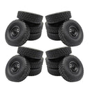 16Pcs RC Car Tire Tyres for WPL B14 B24 B24K C24 B36K Rock Crawler Accs