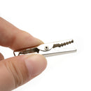 20X Stainless Steel Alligator Crocodile Test Clips Cable Lead Screw Probe_Fix Gw