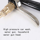 High Pressure Water Spray Gun Brass Nozzle Garden Hose Pipe Lawn Car Wash Set