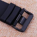 Black Rubber Watch Strap Band Wristband Replace fit for Suunto Core SS014993000