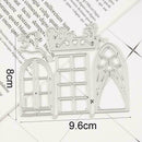DIY Windows Shaped Cutting Die Carbon Steel Stencil Cutting Dies X0L0