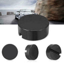 2 *Black DIY Car SUV Slotted Frame Rail Hydraulic Floor Disk Pad Rubber