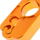 Golden Motorcycle Handlebar Bar Grip Brake Lever Lock Anit Theft Security