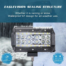 280W 6000K 28000Lm Led Work Light Bar Flood Combo Pods Driving Off-Road Tra