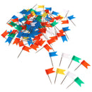 100 Pieces Mixed Color Flag Push Pins Nail Thumb Tack Map Drawing Pin Station Cy