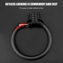 Reflective Anti-theft Cable Lock Security MTB Road Bicycle Mini Ring Locks