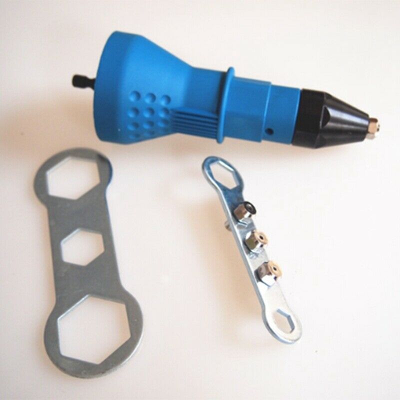 Electric Rivet Nut Machine Riveting Tool Cordless Riveting Drill Adaptor In E6I3