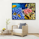 Diamond Painting Fish Coral Full Round Rhinestone Picture DIY Kit 40x30cm