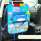 Cartoon Car Seat Back Multi-Pocket Storage Bag Organizer Bear-shape