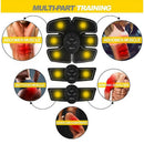 1Set Rechargeable Smart Abs Stimulator Fitness Gear Muscle Abdominal Trainer