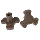 2Pcs 17mm Microwave Oven Turntable Roller Guide Support Coupler Tray Shaft JzTEU