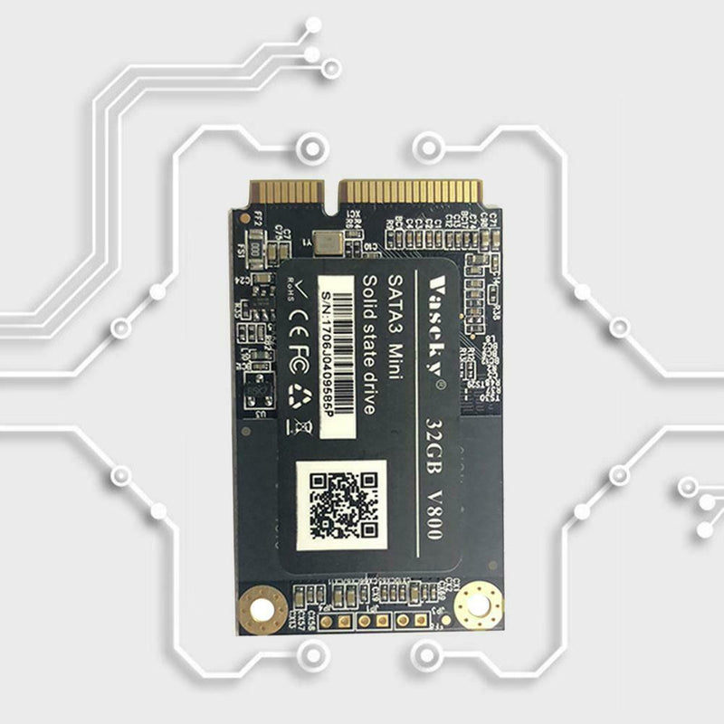 Vaseky Mini mSATA 3 1.8 Inch SSD Hard Drive Disk Solid State Drive(32G)