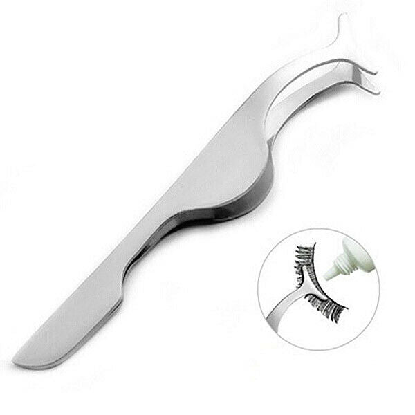 5X(Eyelash tool Applicator / Auxiliary tool for false eyelashes Stainless  G6G9)