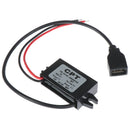 1Pc USB 12V to 5V DC/DC voltage step-down power adapter converter inverter OZ