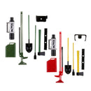 1:10 Scale Metal Roof Rack Mini Cargo Decoration for HSP Redcat RC4WD RC Car -