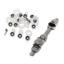 16pcs/pack Durable Fishing Rod Guides Reel Seat DIY Rod Building Replacement