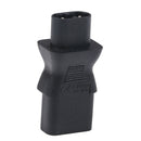 IEC320-C13 male to C8 female PDU UPS power adapter extension travel safe blac ES