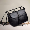 Tassel Women Casual Messenger Handbags Big Capacity Shoulder PU Leather Bag