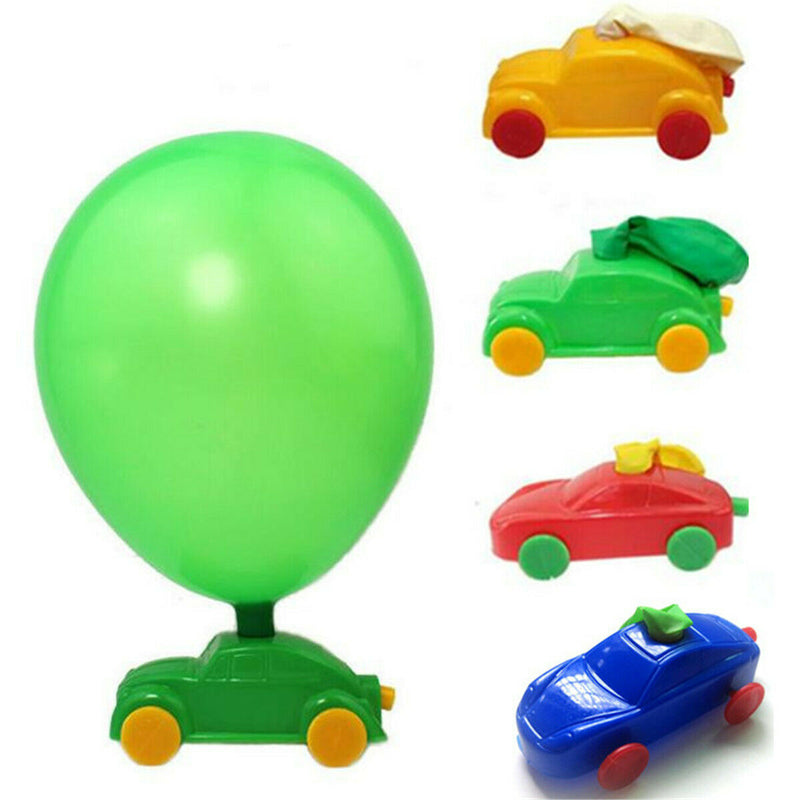 1pc Balloon Car Vehicle DIY Build Kit Project Kids Science Experiment Toys Gifts