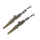 20pc Quick change swivels carp safety lead weights Fishing BIN clips Tack E Y7D0