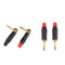 4Pieces 3.5mm 3Pole Male Repair Earphones Audio Solder Jack Plug Adapter