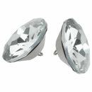 Lot 1/5/10/20 Large 30mm Crystal Clear Upholstery Sew Buttons O1V4
