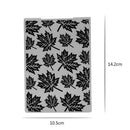 1pc Maple Leaves Plastic Embossing Folder Template For Scrapbook Photo