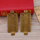 2pcs Brass Humbucker Pickup Baseplates for Electric Guitar (50mm+52mm)