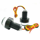2x LED Motorcycle Handlebar Turn Signal Lights Amber Indicators Bar End Blinkers
