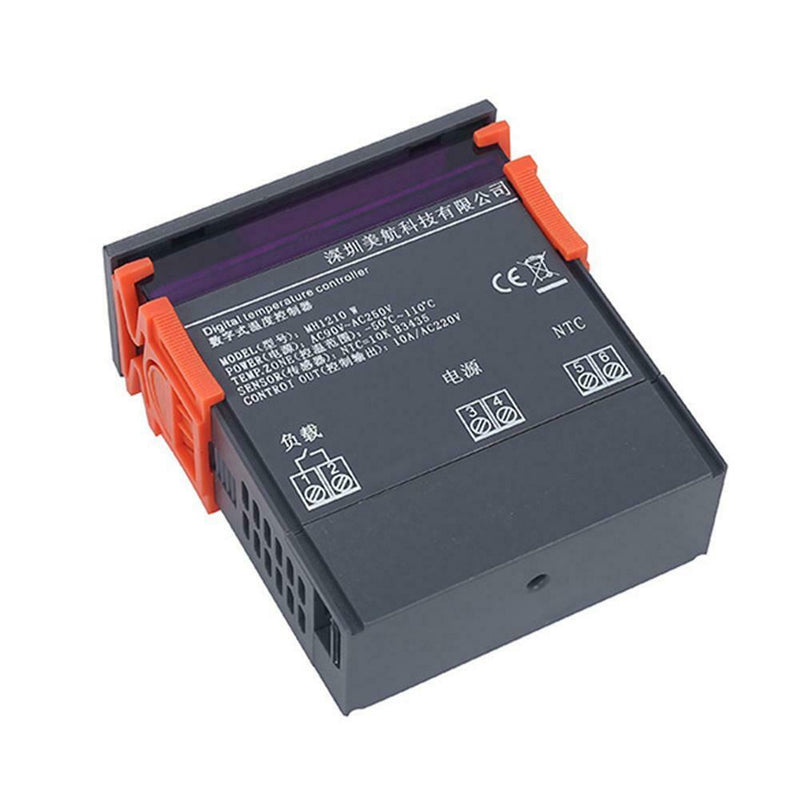 90V-250V Temperature Controller Digital Temp Thermostat Control Relay W/ Sensor