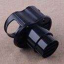 Car Water Cup Holder Cover Insert Carbon Fiber Center Console Drinking Bottle