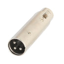 3 Pin XLR Male Plug To Female (Female) Audio Signal Converter Adapter