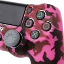 Silicone Camouflage Cover + 2 Thumbstick Caps For 4 PS4 Controller