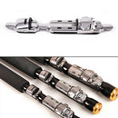 stainle steel fishing rods wheel seat pole deck rods clip reel fitted deck  LJ