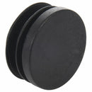 21.5mm x 35mm Black Plastic Blanking End Caps Round Tube Insert Bung 4 Pcs F6D7