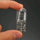 10Pcs T20 7443 R580 Clear Glass DRL Turn Signal Stop Brake Tail Light Lamp New